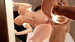 damn, this young japanese with big tits fucks so good in 3d anime!