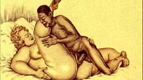 vintage erotic drawings with unique retro charm