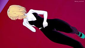Spider Gwen craves raw action in love hotel adult version