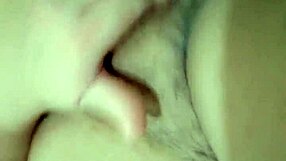 Brazilian amateur sits on vibrator front and back, warning of orgasm in custom video part 3.