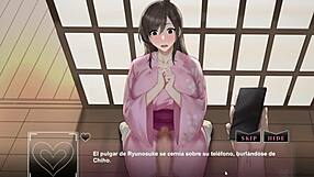 Hentai Game NTRaholic: Cheating Husband Watches Wife Get Taken at Onsen. Part 8 Unfolds Wild Action!