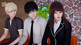 My real desire 9 explores cartoon anime fantasies