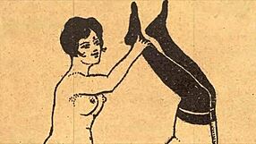 Hey, check out these vintage erotic alphabet drawings today