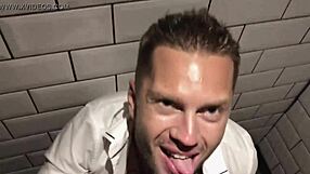 Blowjob And Bareback In The Toilet!