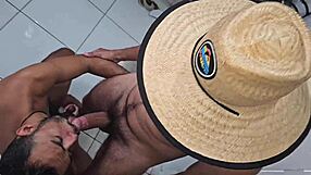 Met chubby fisherman and married guy who ate gay ass, cum on face