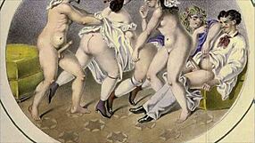 hey, check out these vintage erotic drawings from old comics