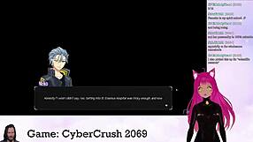 vtuber lewdneko plays cybercrush 2069 part 1