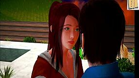 Kinky Anime Family Explores Big Monster Cock Action