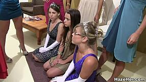 Teens getting hazed in wild college rituals