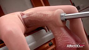 in galactic limit 2, is the huge monster cock cumming on her tits in 3d fantasy hentai?