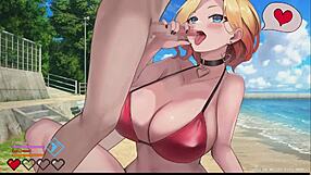 The Otherworldly Beach - Part 1 Brings Wild TITTY FUCK Action!