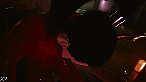 Female Tyger Claw Dances Seductively in Hammer Club Sex Scene