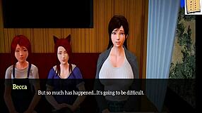 Kinky Anime Family Explores Big Monster Cock Action