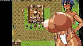 Tanned girl natsuki hentai game ep 33 festival public blowgang