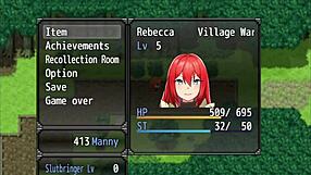 Redhead girl saves boy from bandits in nasty curses part 1