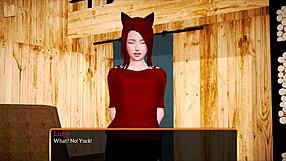 My new family features big tits milf brunette in anime hentai cartoon scene.