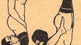 Hej, koukni na ty vintage erotický kresby abecedy