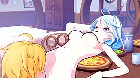 wanna watch furina’s vacation pussy licking and wild fuck in genshin impact hentai?