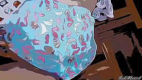 Latina brunette forced by perverted stepfather for creampie in cartoon hentai