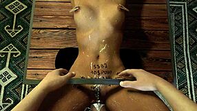 pov bdsm whore gets tight pussy creamed and pisses on cock