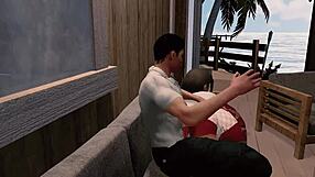 jack n emma spanked in paradise, oops forgot the safe word