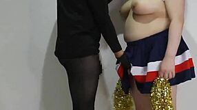 I Squirted So Much In Cheer Costume! Second Time Ever