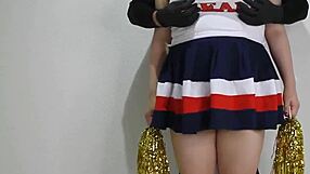 I Squirted So Much In Cheer Costume! Second Time Ever