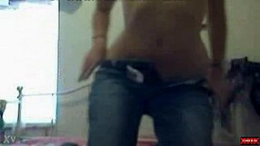 Amateur Webcam Strip Teases Wet Pussy with Dildo