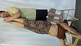 Hiring manager feels intense passion testing life-guard's soles.