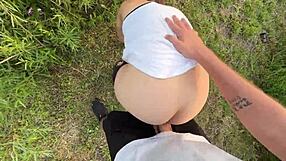 damn, we got caught fucking and sucking in the park today