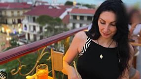 getting a blowjob in the restaurant? so risky and hot! 😏