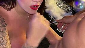 Mamada pública a culturista en fiesta de cumpleaños - Sara Blonde y Duncan Saint