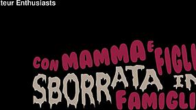 Intriguing family dynamics as step mom and daughter share cumshot in mouth and assfucking