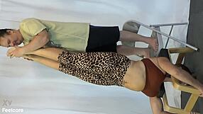 Hiring manager feels intense passion testing life-guard's soles.