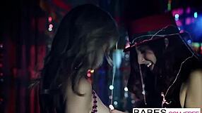 Ashlyn and Lilly's midnight kiss turns steamy