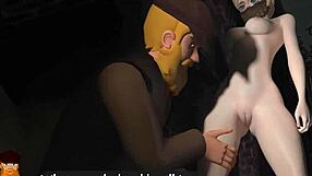 대담한 애니메이션 속 젊은 전사들의 모험