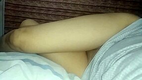 yo, in my bed, no underpants, check out my legs