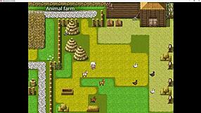 Tied-Up Anime Girl Lactates In Silly Big Tits Game.