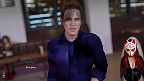 不倫妻がヘンタイゲーム中にフィッシュネットでストリップ