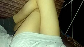 yo, in my bed, no underpants, check out my legs