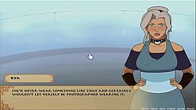 korra's tits in four element trainer book 5 slav part 13