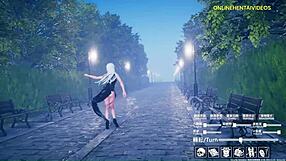 Cute anime girl dances innocently, then gets fucked in contrasting scenes.