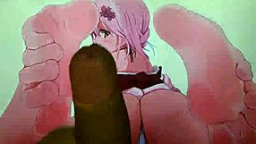 Anime Fødder Cum Tribut