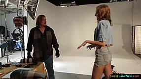 sexy teen model fucks photographer in storyline