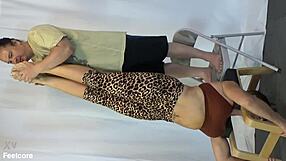 Hiring manager feels intense passion testing life-guard's soles.