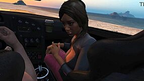gta 5 franklin gets hooker in car