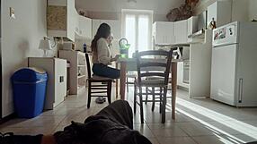 Italian guy begs for deepthroat but gets only a handjob?