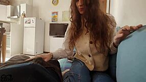 Italian guy begs for deepthroat but gets only a handjob?