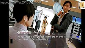 in the academy series, part 150 unfolds with game elements in anime hentai style