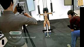 in the academy series, part 150 unfolds with game elements in anime hentai style